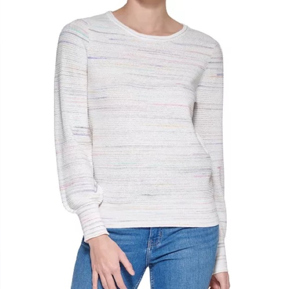 Calvin Klein Pastel Space Dye Sweater Size Medium